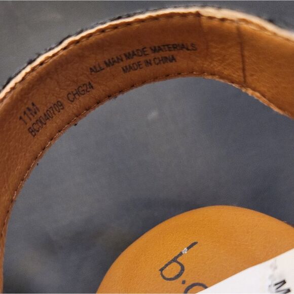 BRAND NEW B.O.C. BORN CONCEPT LOW BLOCK HEEL SANDAL G1 - Picture 15 of 16